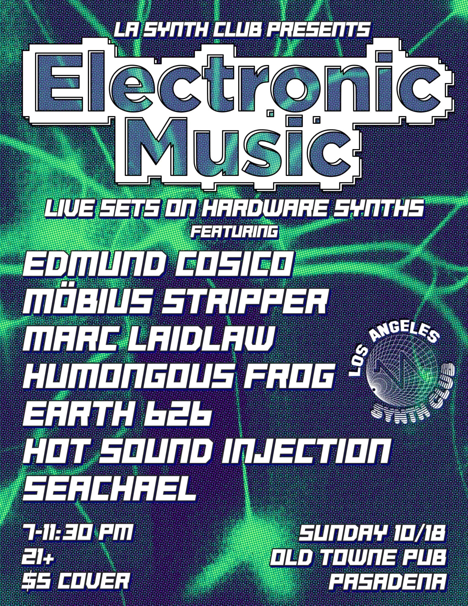 LA Synth Club presents Electronic Music
